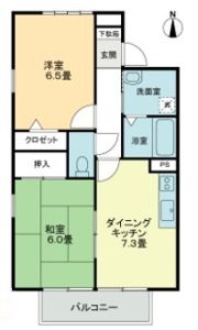 フォブールHANAの間取り画像
