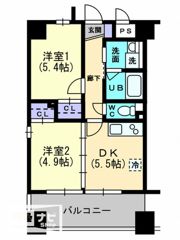 ロータス高松の間取り画像