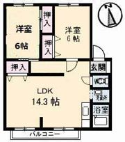 サンビレッジ高松 L棟の間取り画像