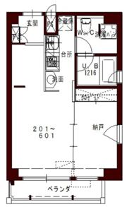 コリドールベルエアの間取り画像