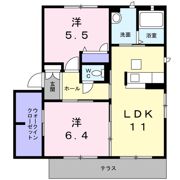 グレイスフル橘 B棟の間取り画像