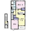 アージュ Bの間取り画像