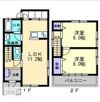 楠上町一戸建岡内邸の間取り画像