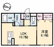 Lapaix栗林の間取り画像