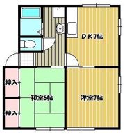 ハイツシオヤの間取り画像