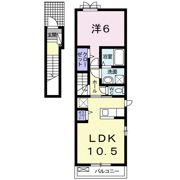 グランベルジュ高松Bの間取り画像