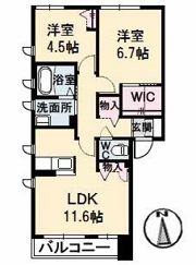 レジデンスの間取り画像