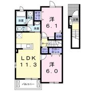 ビバーチェの間取り画像