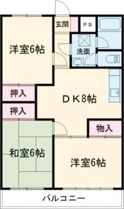 メゾンニュータウン嶋田の間取り画像