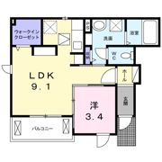 ギャラクシィ Ⅱの間取り画像