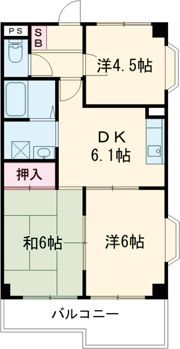 メゾンシャインIIの間取り画像
