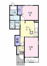 メゾン・アルカンシエルAの間取り画像