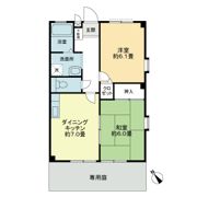 フォブール川津 Dの間取り画像