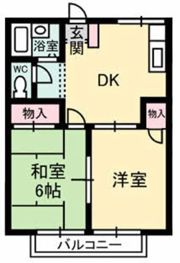 ホワイトコーポの間取り画像