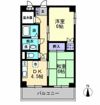 津山マンションの間取り画像