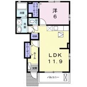 ルミエールⅢの間取り画像