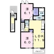 カルム・道の間取り画像