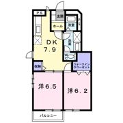 キッシングラミー Aの間取り画像