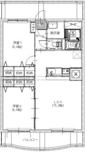 フレグランス今市の間取り画像