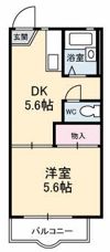 ラフォーレ八王子 B棟の間取り画像