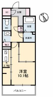 Urban Vista 中央町の間取り画像