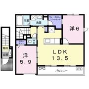 ロッソ・カロータEの間取り画像