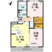 リビングタウン勝間 B棟の間取り画像