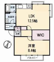 レーベンハイツ新田の間取り画像