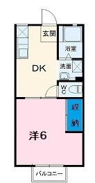 カヨウドウハイツ Ⅰの間取り画像