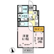 ショコラ Aの間取り画像
