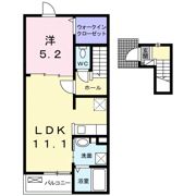 エクロール国分寺Aの間取り画像