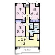 サンライズ 新池の間取り画像