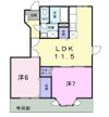 アルペジオ南 Bの間取り画像