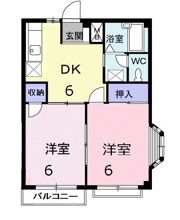 西原エルデイムの間取り画像