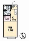エクセルハイツ D棟の間取り画像