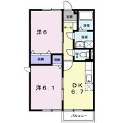 メゾングレース Cの間取り画像
