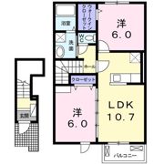 ガーデンプレイスCの間取り画像