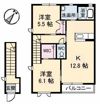 シャルマンラフォーレB棟の間取り画像