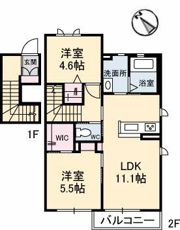 K’sテラスの間取り画像