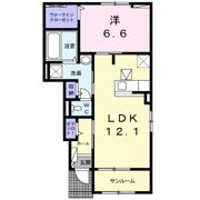 ルーラルハウス東山崎Cの間取り画像