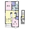 クラール春日Eの間取り画像