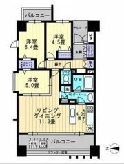 クラント栗林公園の間取り画像