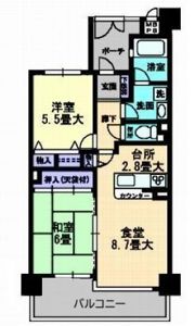 ファミール宮脇町の間取り画像