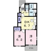 アメニティーハイツ川島Ⅴの間取り画像