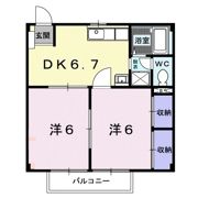 ミューズ松本Ⅴの間取り画像