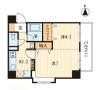 アヴニール若宮の間取り画像