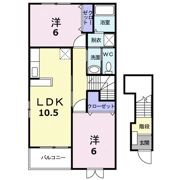 コア みのりBの間取り画像