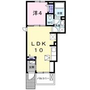 ルーベル土器 Aの間取り画像