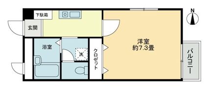 フォブール村尾の間取り画像