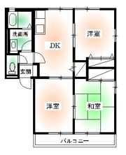 レトア宇多津Bの間取り画像